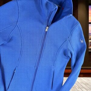 Spyder Ski Jacket Women S Athletic Race Performance Full Zip Ribbed Stretch